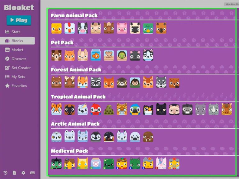 Get All Blooks in Blooket